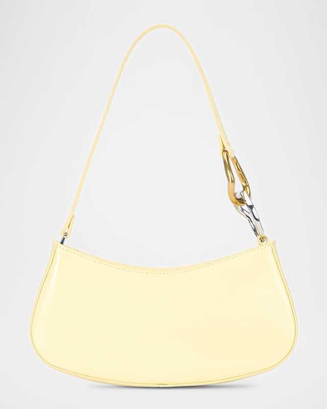 Ollie Chain-Link Leather Shoulder Bag
